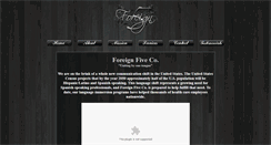 Desktop Screenshot of foreignfive.com